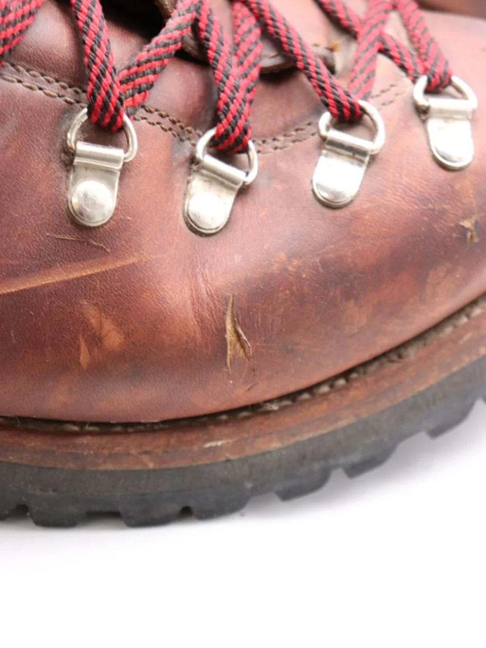 Vintage Dexter Mountaineer Men's Size 9 M Hiking Boots Brown Leather Vibram